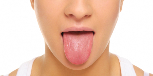 A língua é um espelho da saúde.